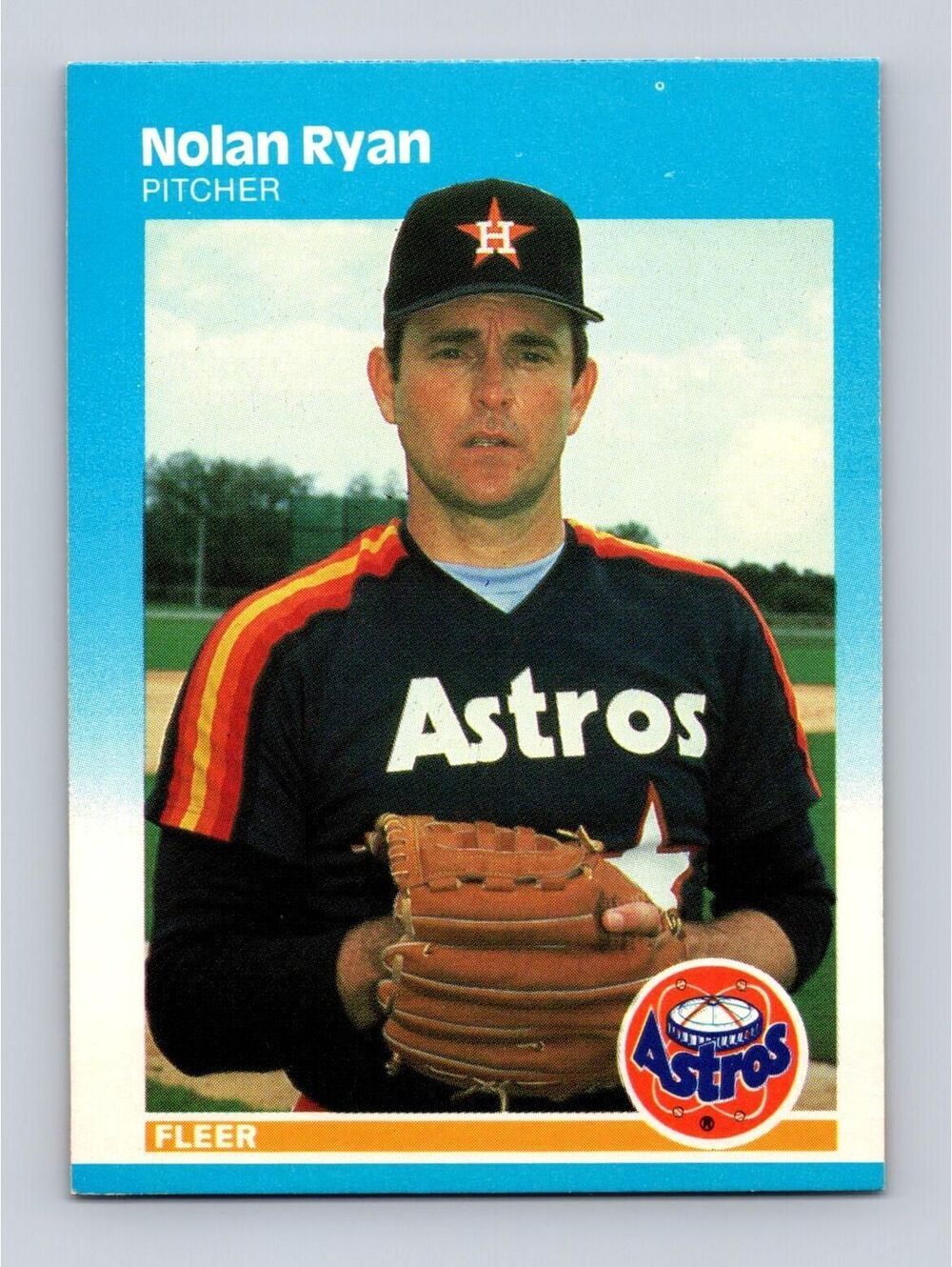 1987 Fleer #67 Nolan Ryan Baseball Card